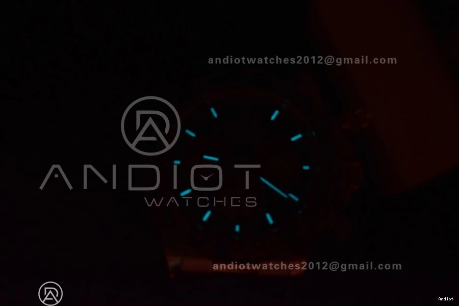 QF SH4131 White Daytona 1:1 (Weighted) Best on Edition Oysterflex 126518 V6 Dial Strap 0313